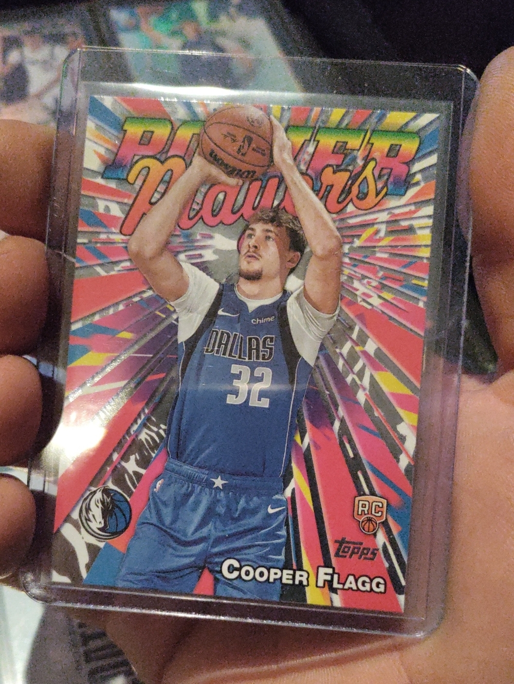 2025-26 Topps Basketball "Power Players" Cooper Flagg Rookie Holo Foil Parallel